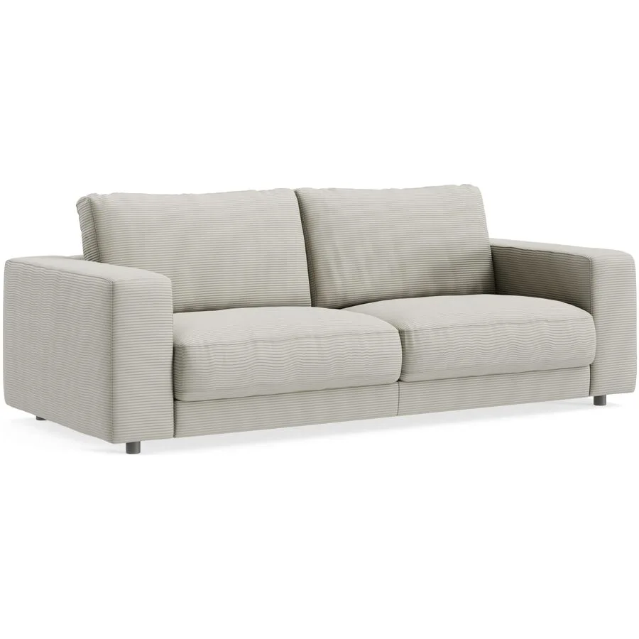 Sofa Ava Bezug: 88% Polyester, 12% Polyacryl light grey B 230 T 107 cm - Möbel Konfigurator: Traummöbel individuell zusammenstellen