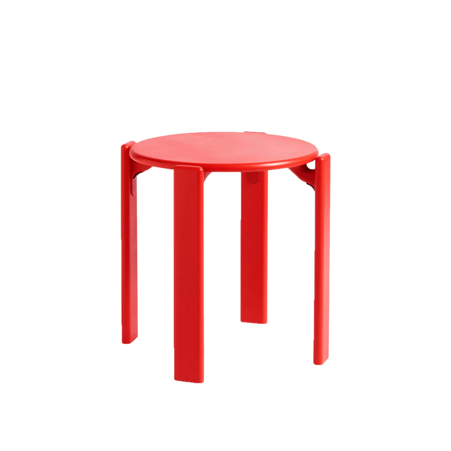 HAY - Rey Stool REY22, Scarlet red water-based lacquered beech - Pallar - Bruno Rey - Röd - Trä