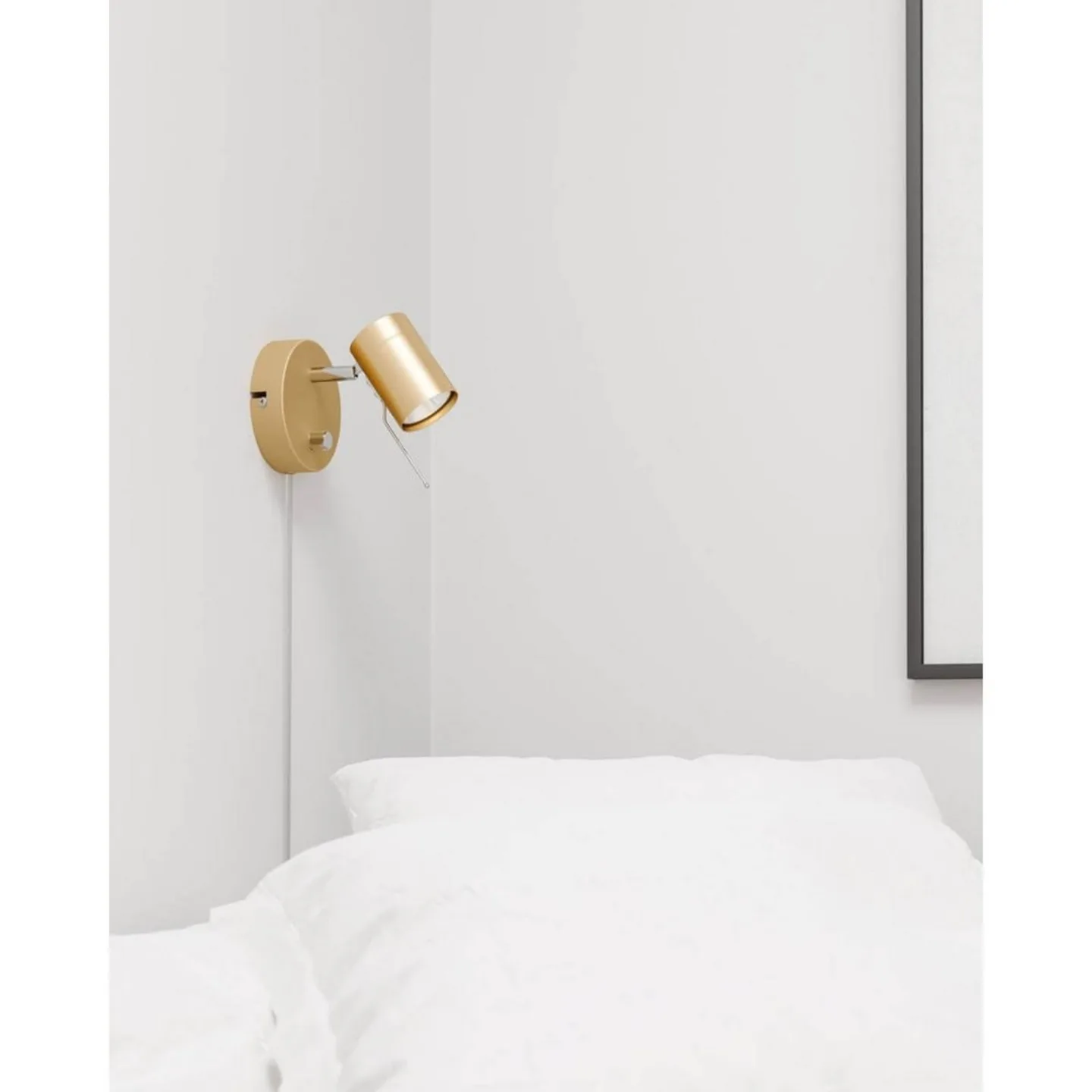 Correct Wandleuchte, goldfarben, Dimmer, Metall, GU10 - By Rydéns - Schlafzimmer - Modern - Einflammig