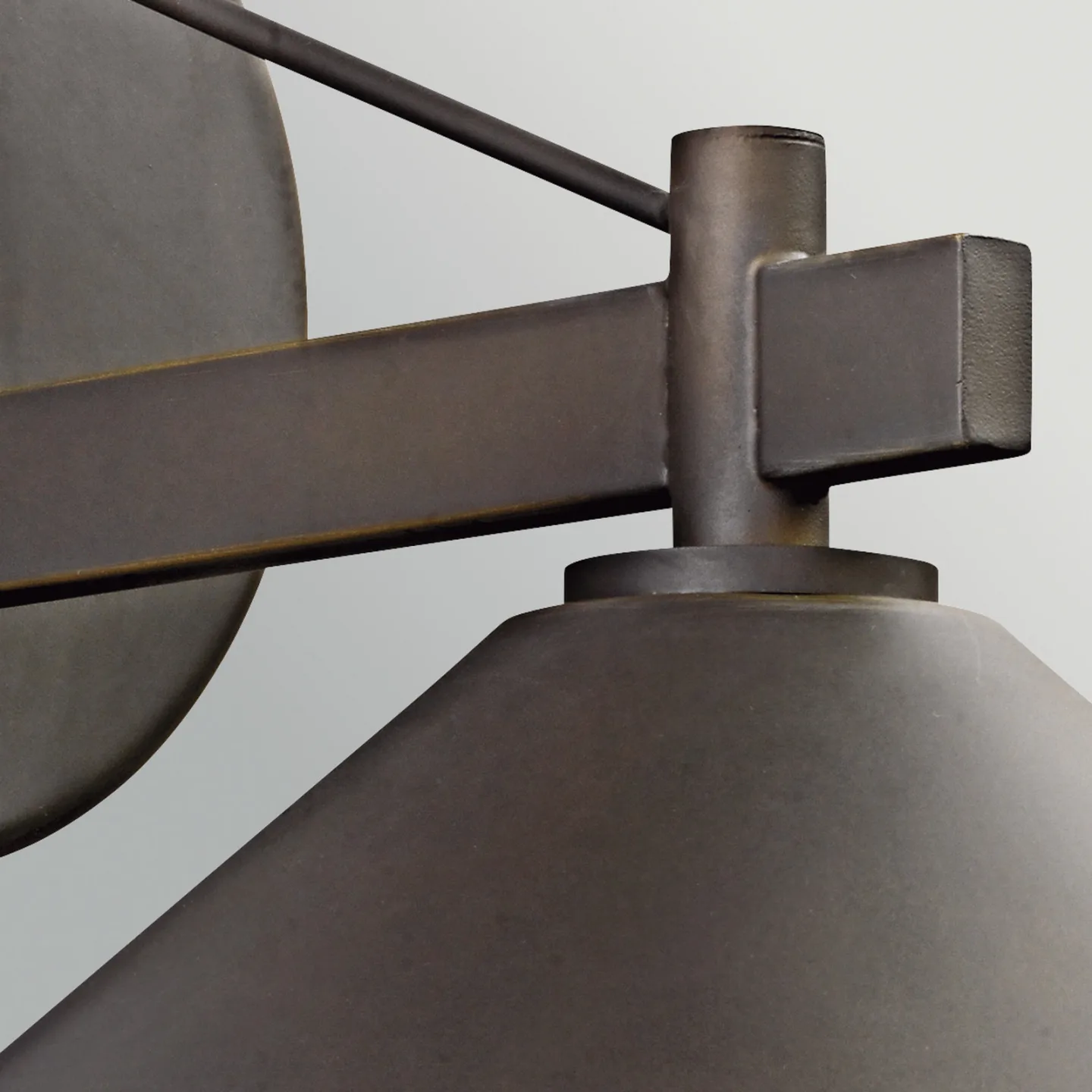 Ripley Außenwandlampe, altbronze 20 cm Metall IP44 - KICHLER - Modern - Aluminium - Einflammig