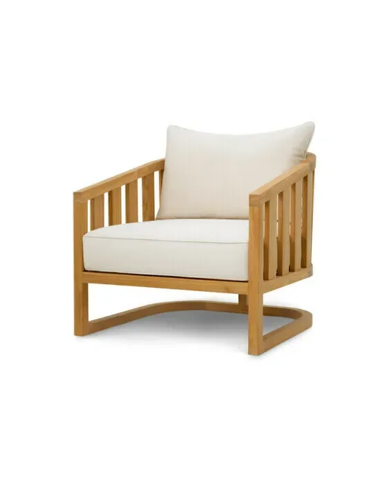 Aruba lænestol natural teak