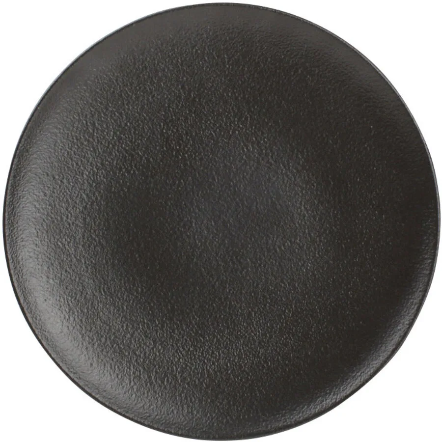 Teller Black Dusk Schwarz Porzellan 27 cm