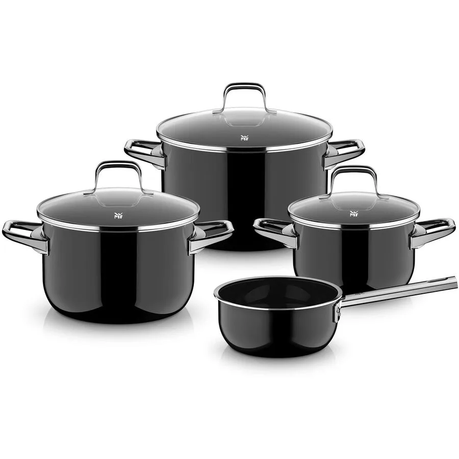 Kochtopf-Set WMF Schwarz Edelstahl 18/10