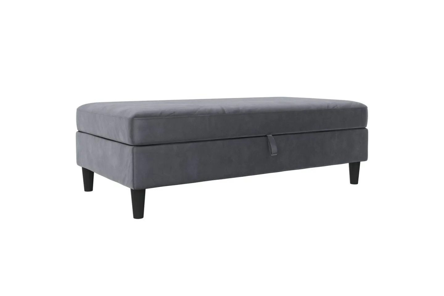 Fotpall/pall Hartford Antracit, Sammet - Antracit, Sammet