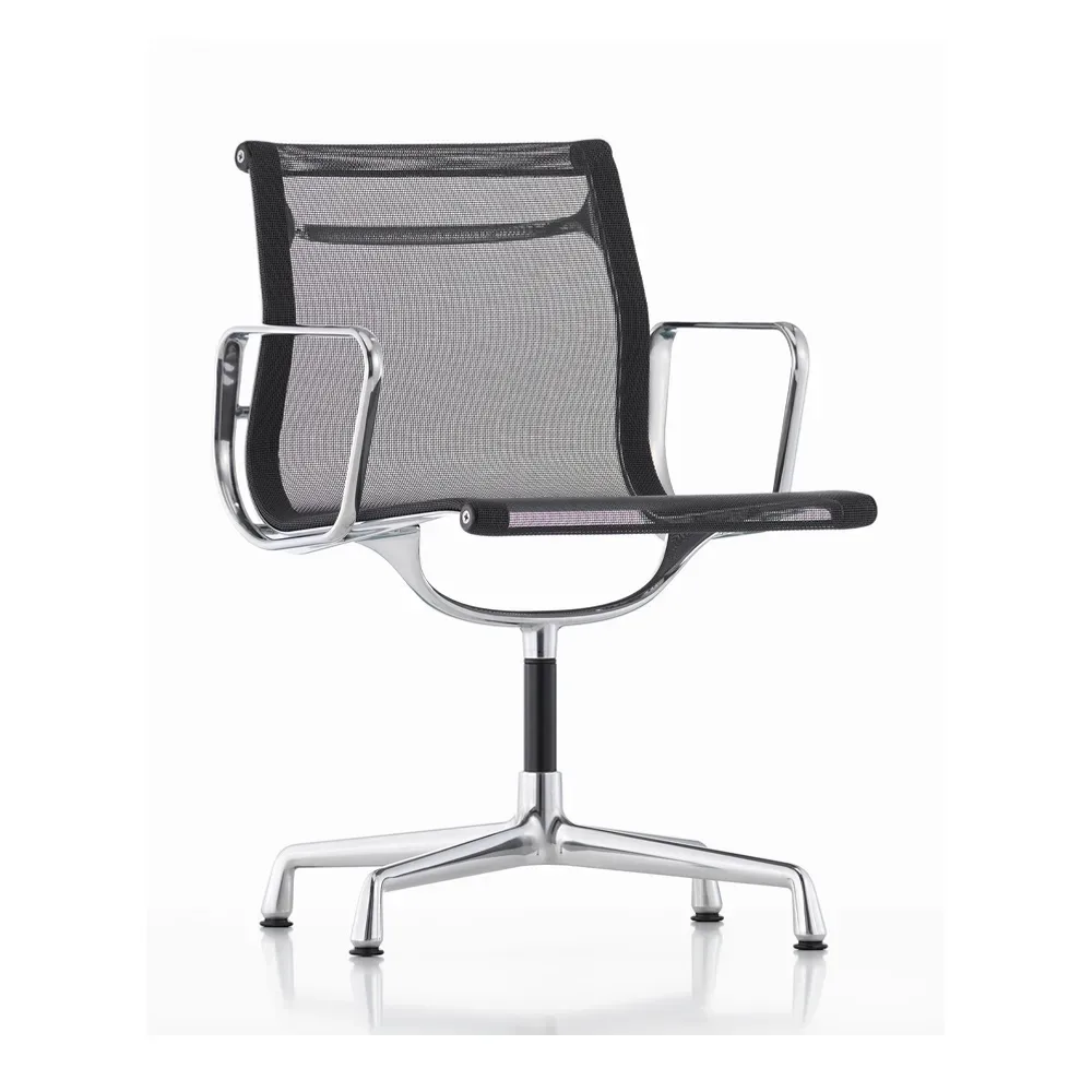 Vitra EA 104 karmstol Netweave-polerad aluminium