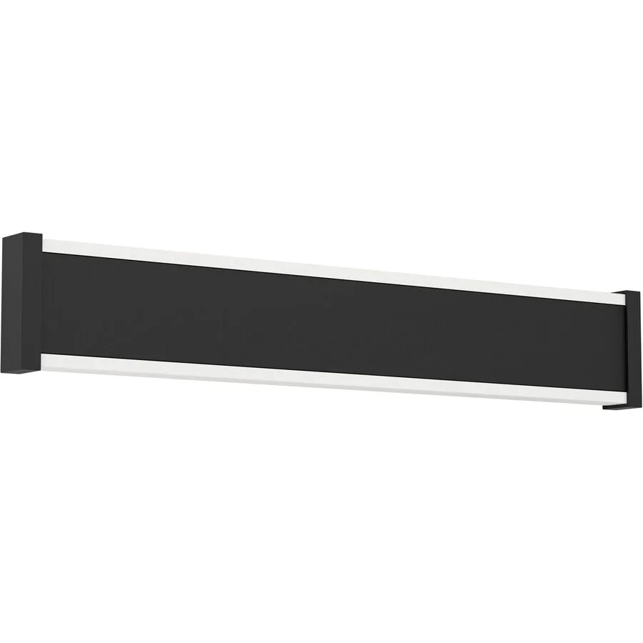 Eglo Wandlampe aussen Neviano Schwarz Stahl/Kunststoff 6.5 cm - Material: Kunststoff/Stahl - LED - Lichtfarbe: Warmweiss - LED Energiesparlampen