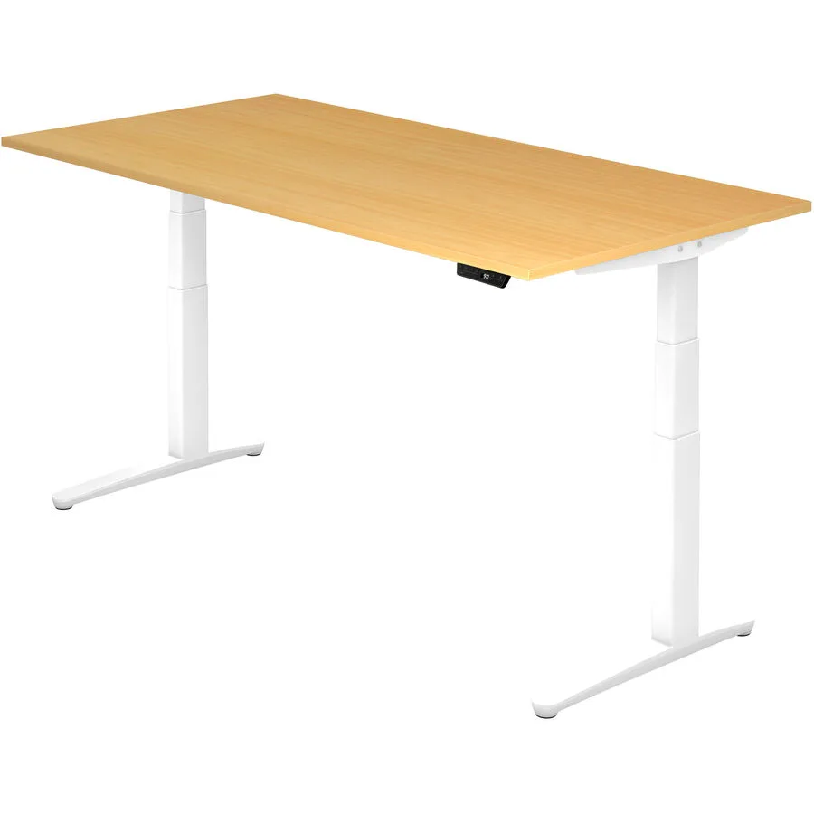 Schreibtisch Office Buche Dekor Holzwerkstoff B 200 T 100 cm