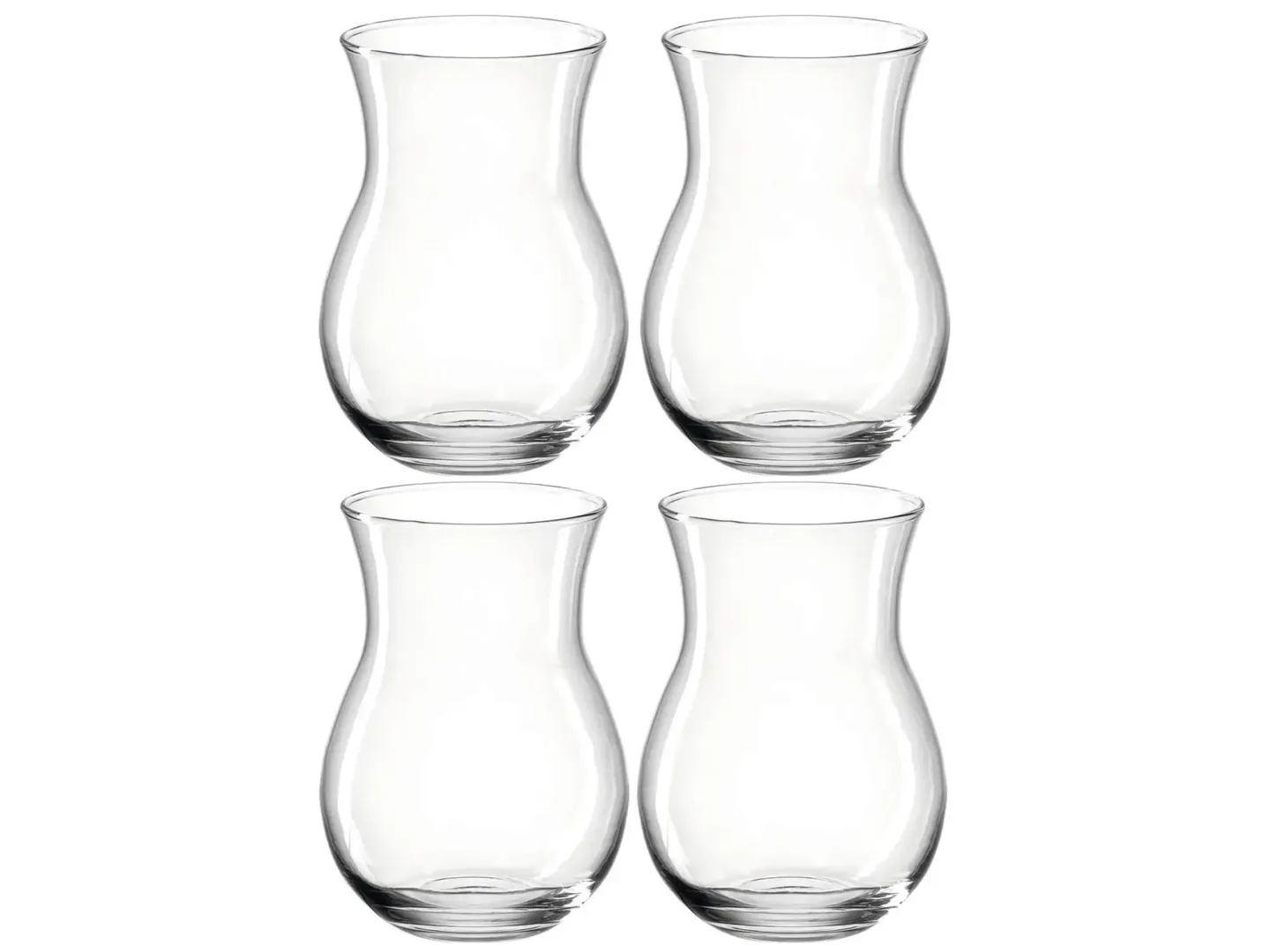 Alltron Vasen-Set Casolare 18 cm 4 Stück Transparent | Schubiger Möbel