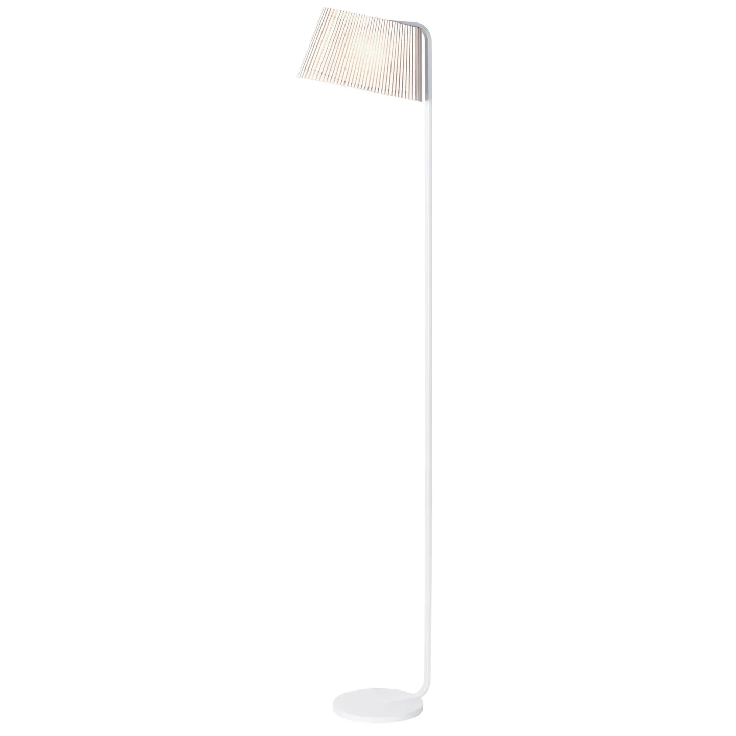Secto Design Owalo 7010 golvlampa White laminated