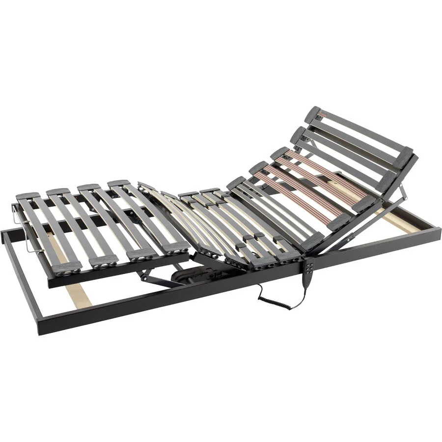 Robusta Einlegerahmen mit Motor Top Basic Duomat buche Buche 90 x 200 cm Elektrisch