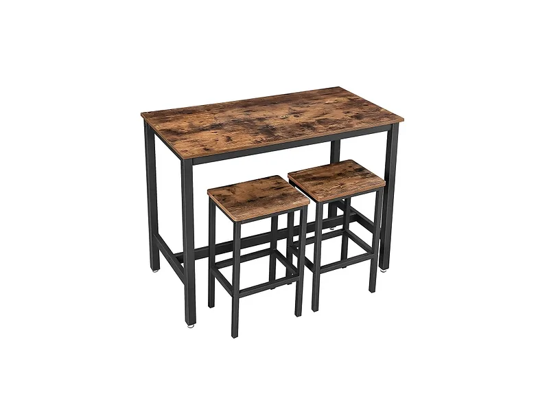 Set Bar und Hocker SONGMICS RUSTIK
