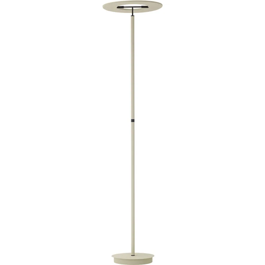 Stehlampe Monza Beige Aluminium/Eisen 39 cm 180 cm - Farbe: sand - LED - Lichtfarbe: Extra warmweiss - LED Energiesparlampen