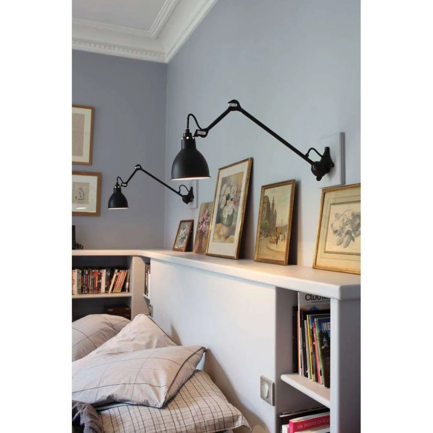 122 Bathroom Vegglampe IP64 Black/Black - Lampe Gras - Stue - Metall