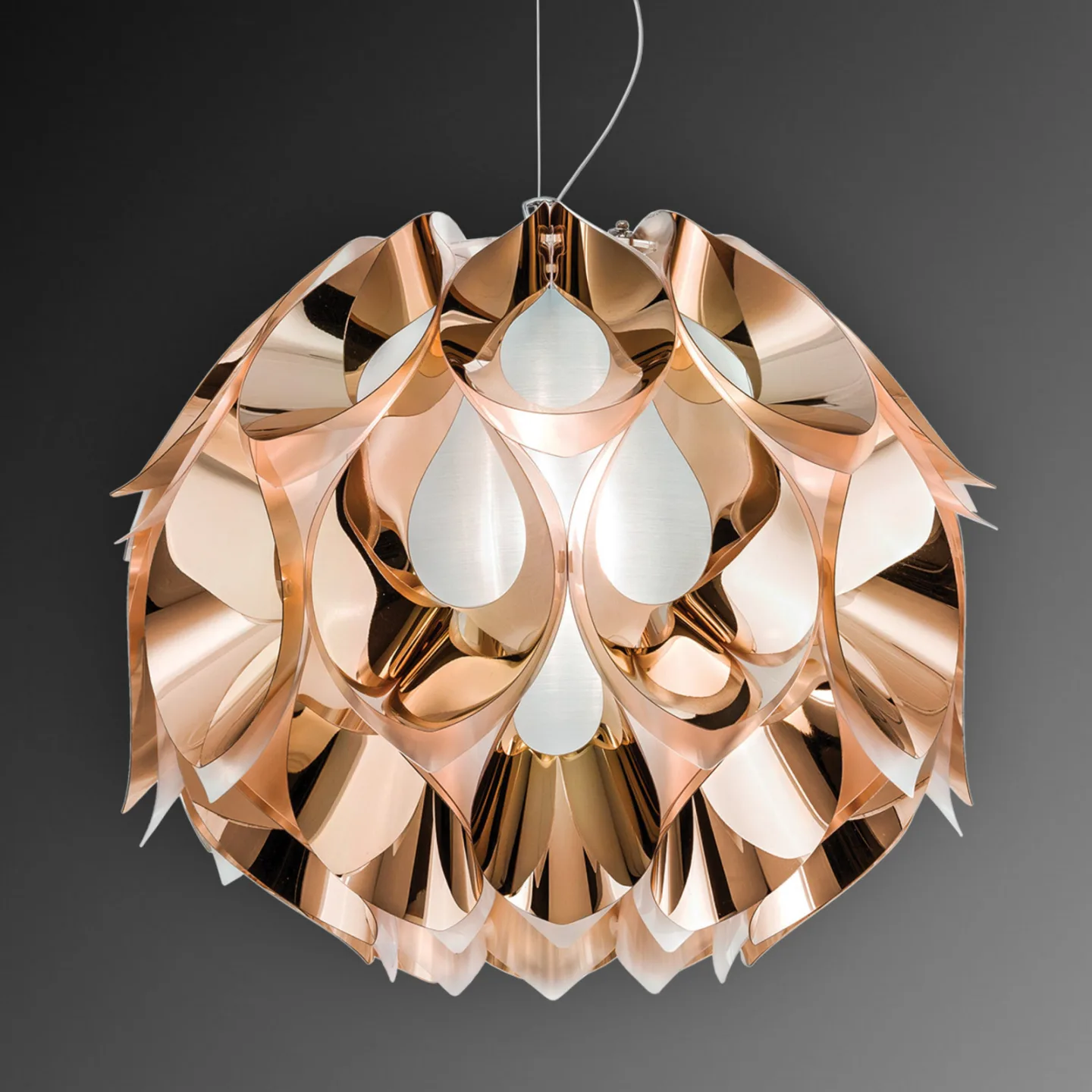 Flora Taklampa M Koppar - SLAMP - Vardagsrum - Design - Plast - Med en ljuskälla