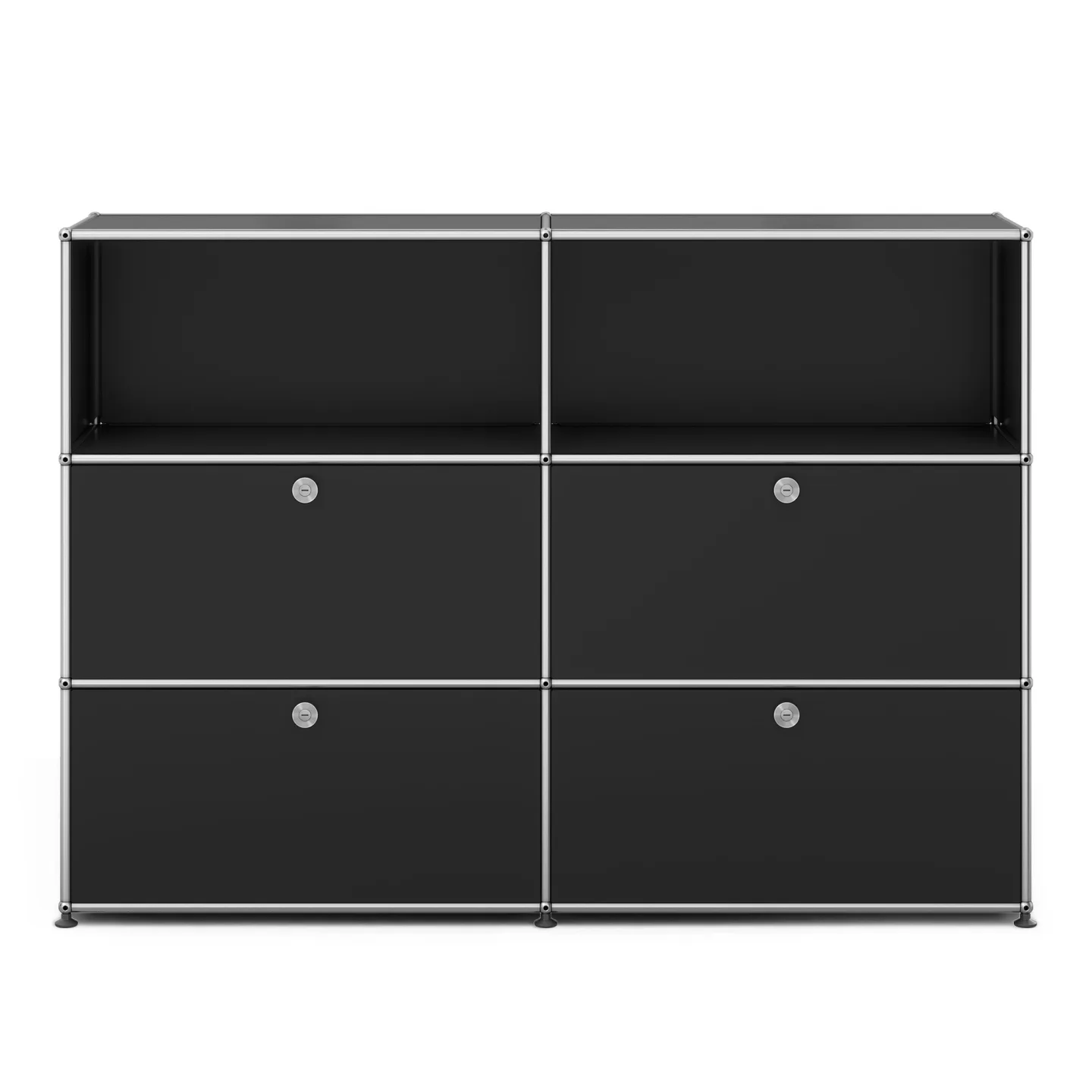 USM - USM Haller M64 30 Graphite Black - Skänkar och sideboards - Fritz Haller & Paul Schärer - Svart - Metall