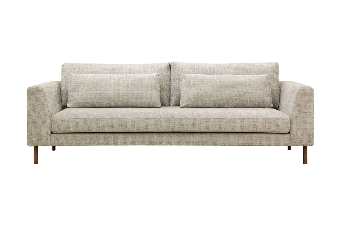 Florenz 3-sits Soffa i Chenille - Grå / Beige
