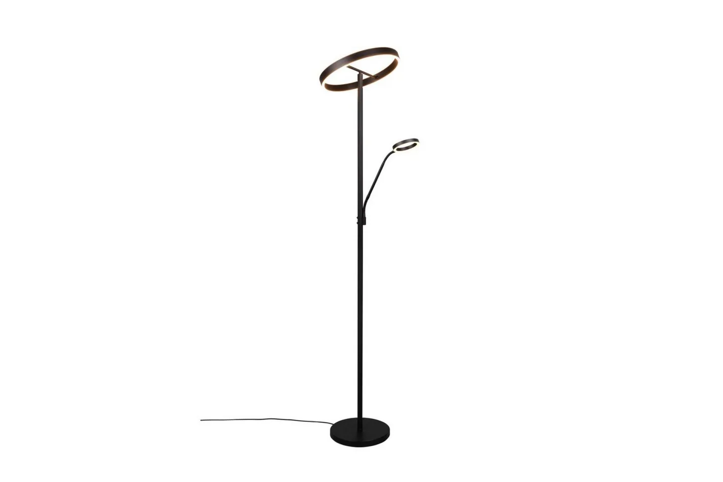 Golvlampa TRIO Willis Mattsvart - Mattsvart