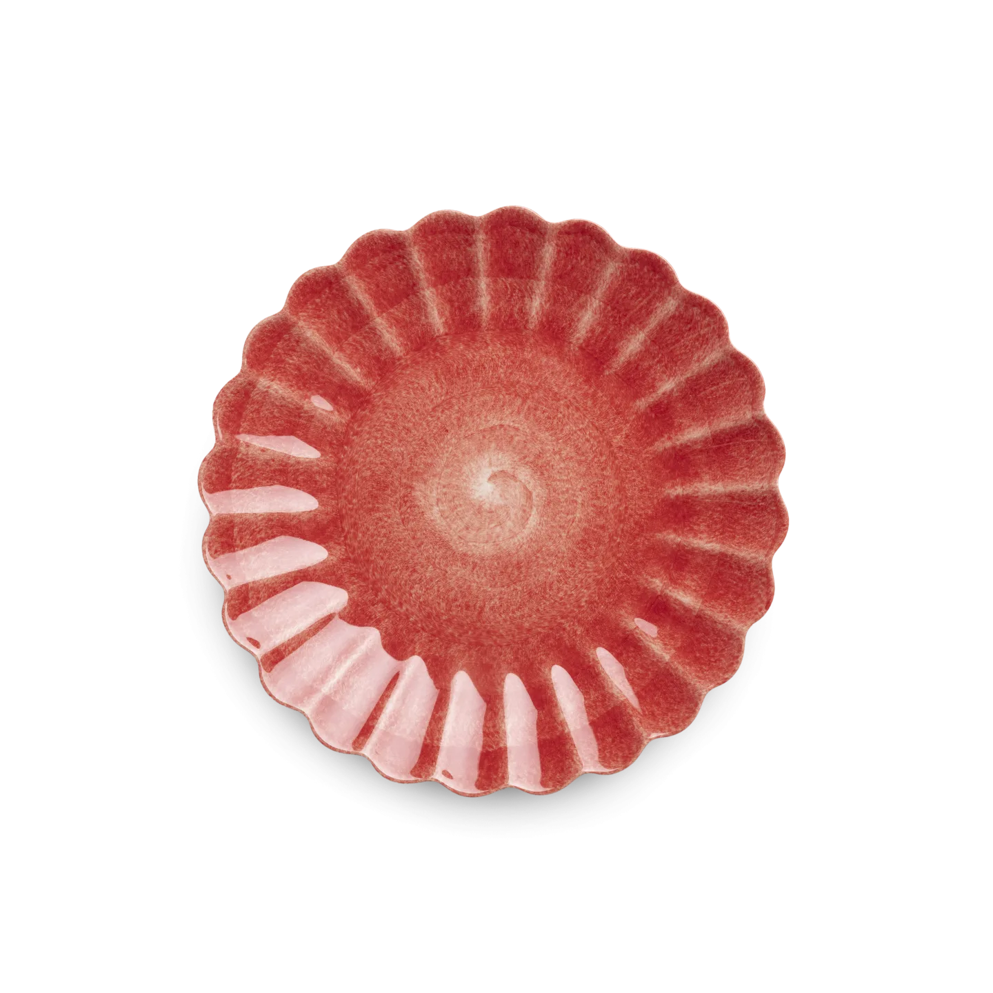 Mateus - Oyster tallrik 28 cm röd - Mattallrikar - Röd