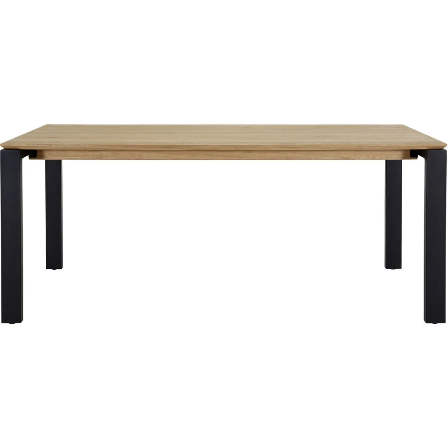 Tisch Caleb natur geölt Eiche Massivholz B 180 T 90 cm