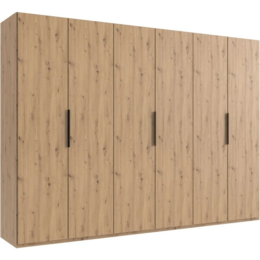 Kleiderschrank Sanko Eiche Nachbildung Holzwerkstoff B 300 cm