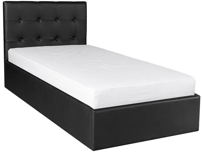 Kastenbett ALIX 90x200cm schwarz