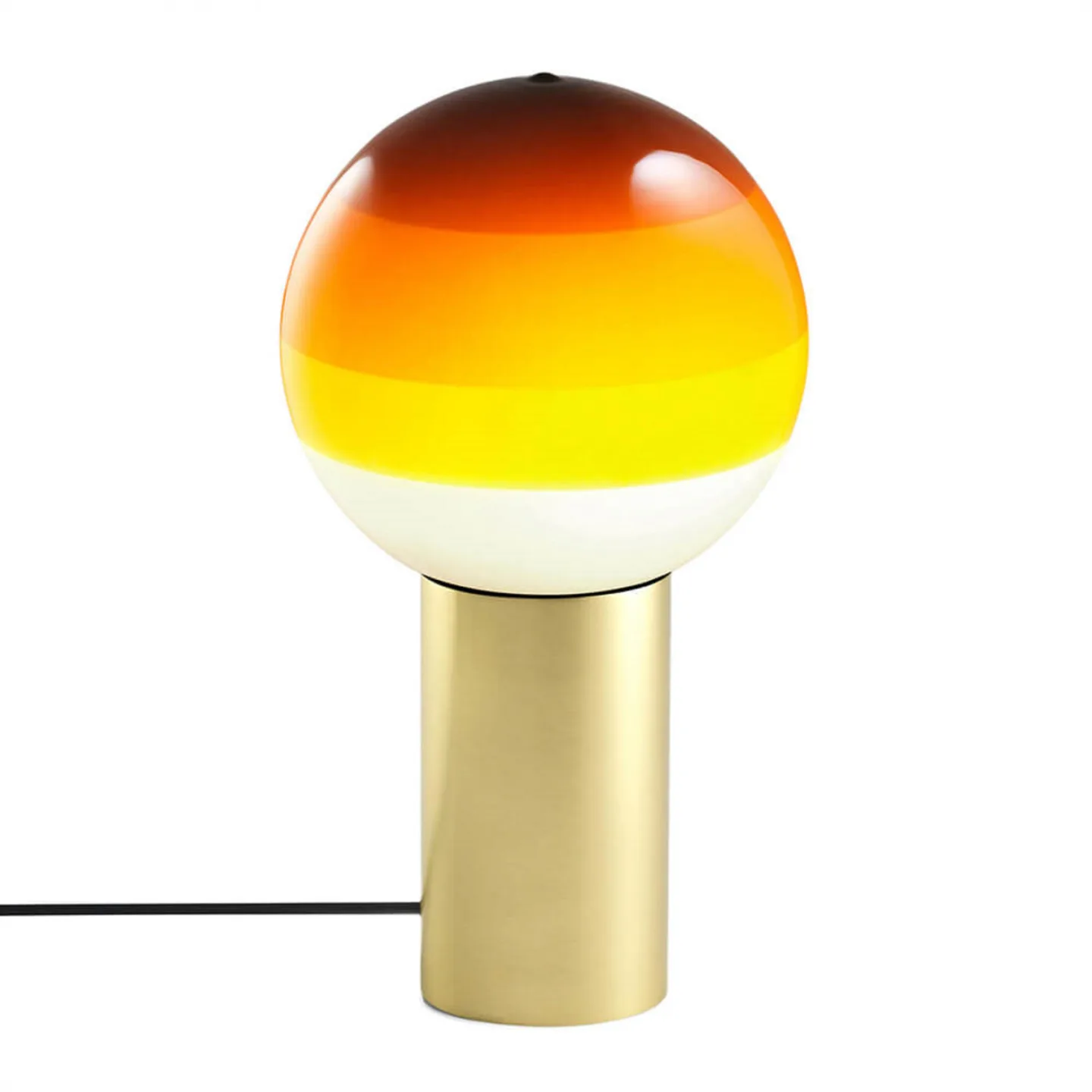 Dipping Light Bordlampe M Amber - Marset - Stue - Glass