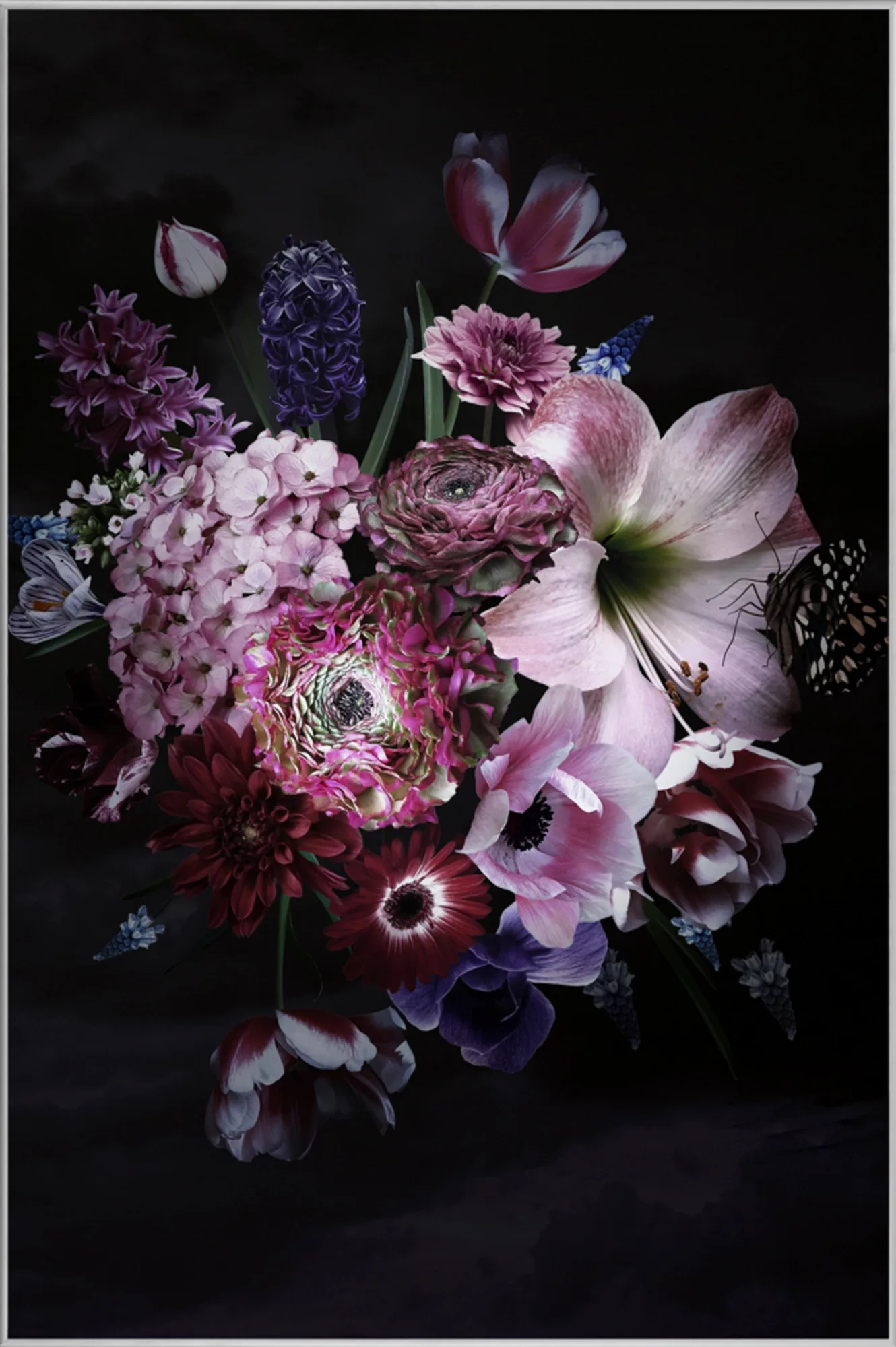 image LAND Bild mit Rahmen Hübsches Blütenbouquet | Schubiger Möbel