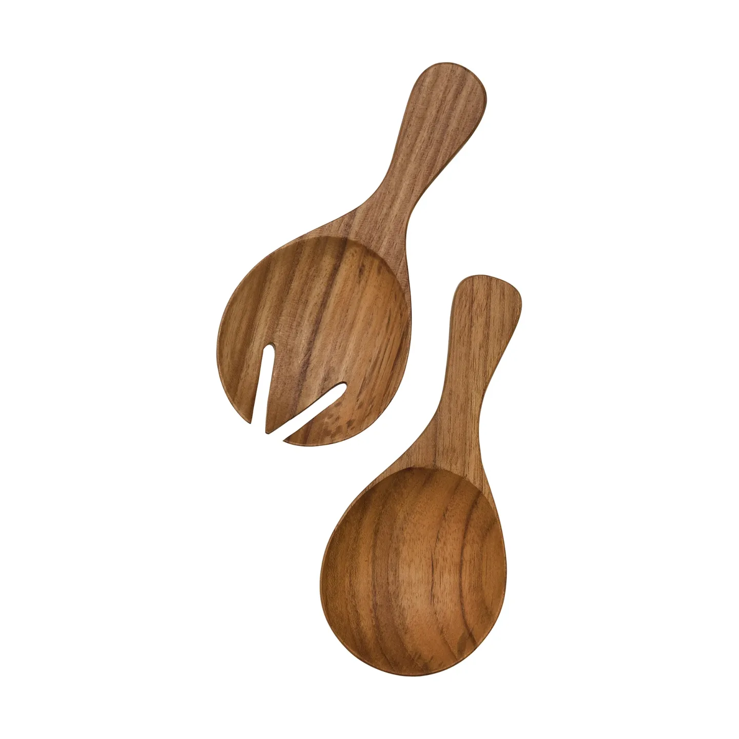 Tell Me More Teak Salatbesteck 2-teilig Braun