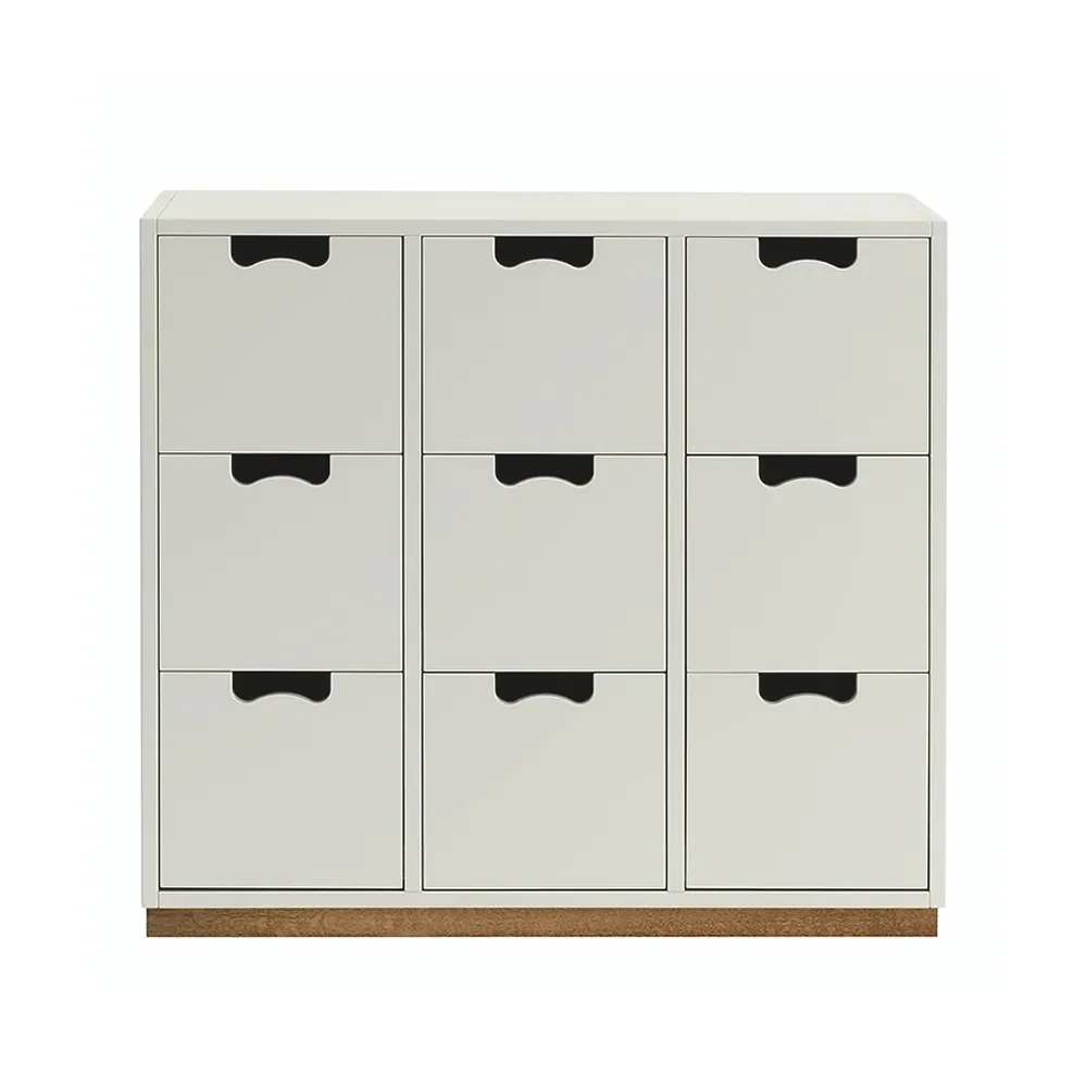Asplund Snö B3 byrå white, eksockel