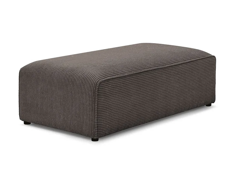 Hocker BOBOCHIC MEGEVE 70x140x45cm cord-stoff rotbraun
