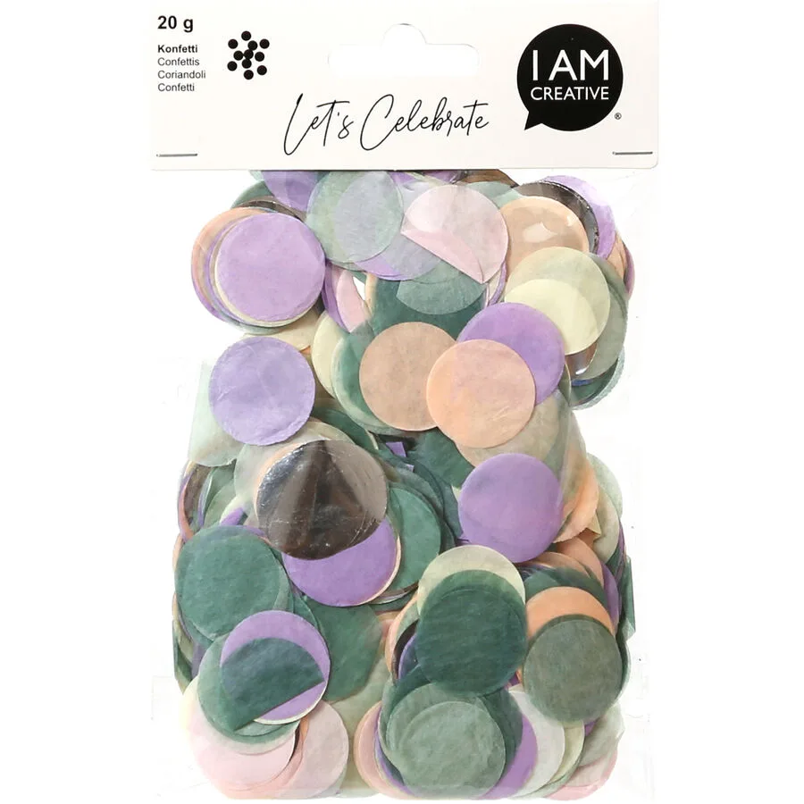 Girlande I am creative Mehrfarbig Papier - Farbe: bunt