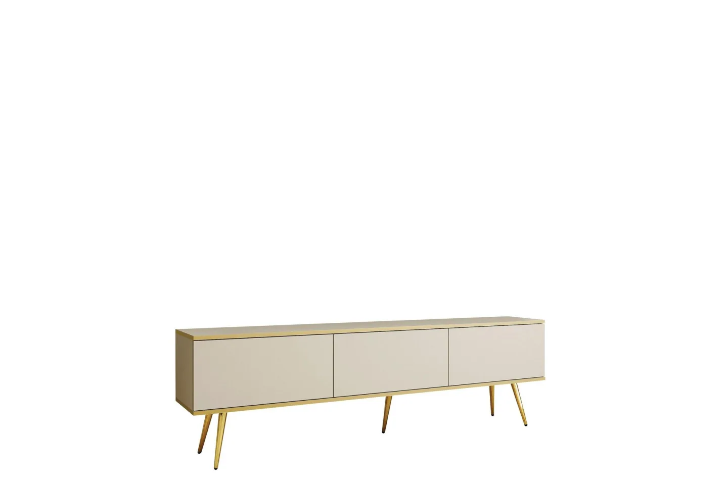 Edson Tv-bänk 175 cm - Beige/Guld
