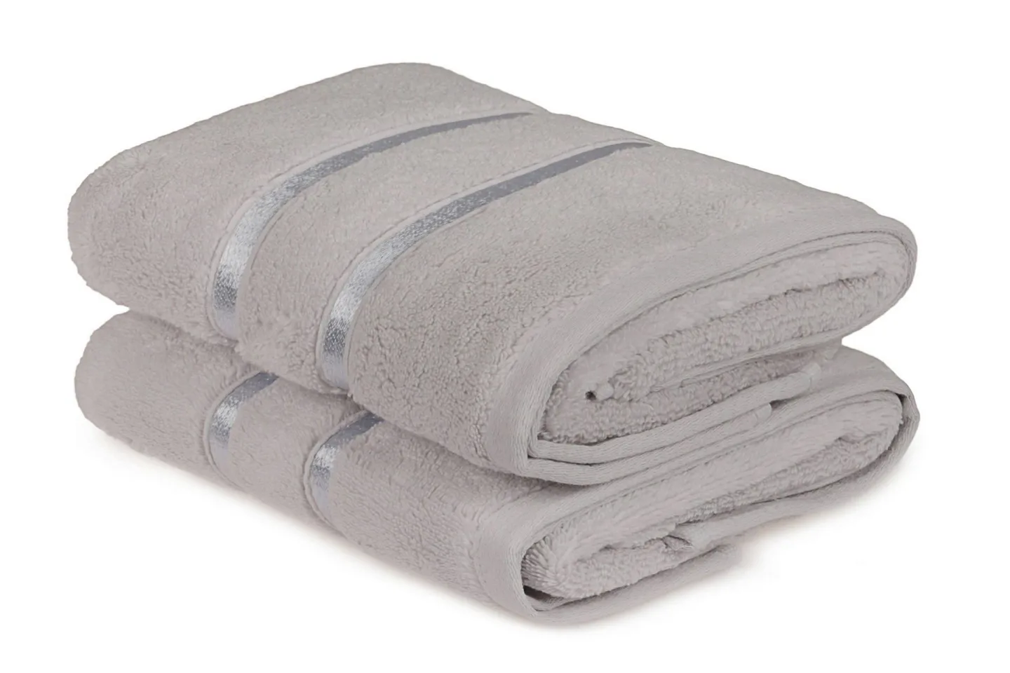 Ashburton Handduk 2-pack - Ljusgrå
