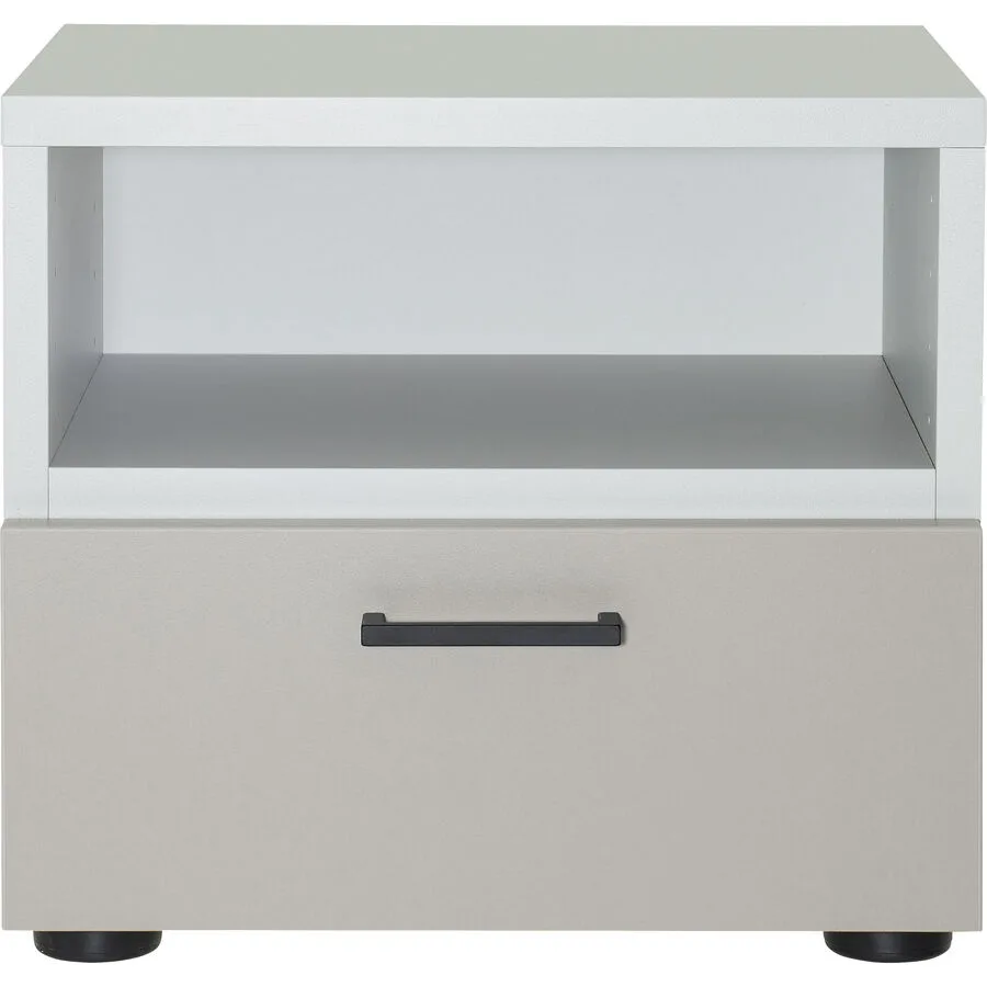 Nachttisch Window Taupe, Grau Holzwerkstoff B 40.6 cm H 37.9 cm - Möbel Konfigurator: Traummöbel individuell zusammenstellen