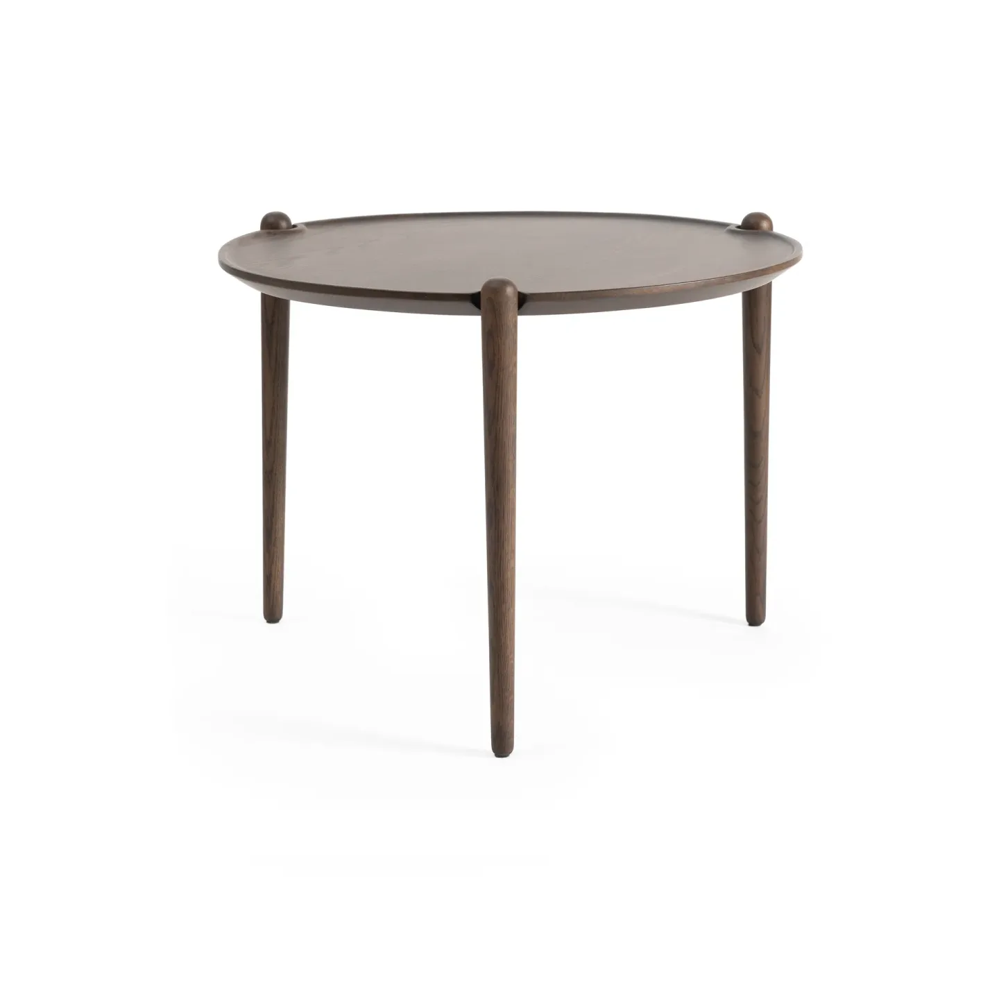Design House Stockholm Aria Couchtisch Dark oak, Ø60x46 cm