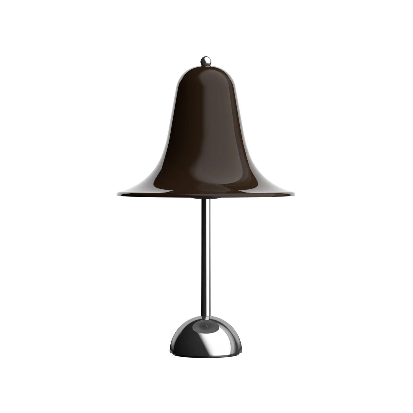 Pantop Tischleuchte Ø 23 cm braun - Verpan - Wohnzimmer - Design - Metall - Mit Schirm