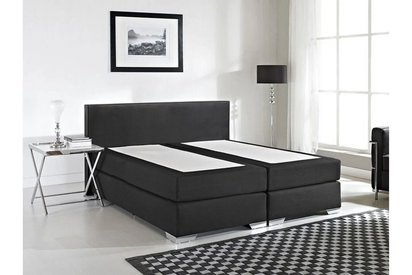 President Dubbelsäng 180\|200 cm - Svart