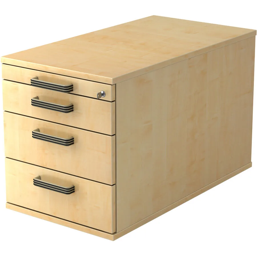 Rollcontainer Office Ahorn Holzwerkstoff B 42.8 cm H 51.2 cm