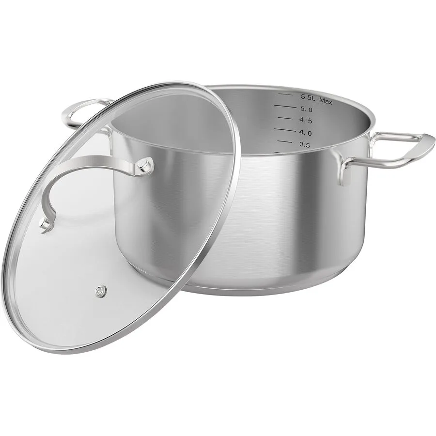 Kasserolle Pentola Edelstahl Edelstahl D 24 cm