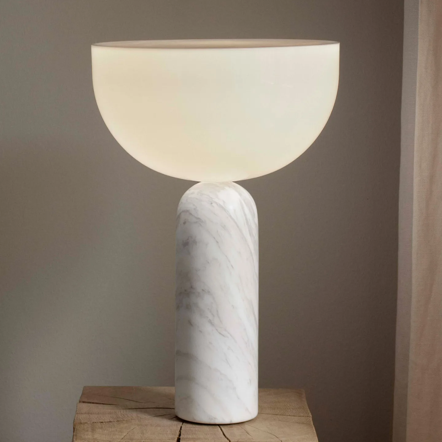Kizu Bordslampa Large White - New Works Kizu Large - Vardagsrum - Design - Sten