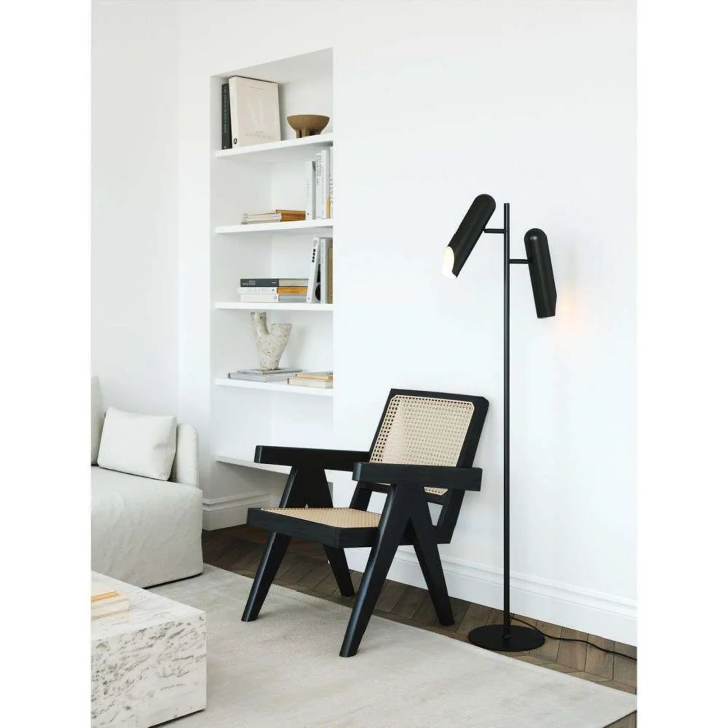 Rochelle Stehleuchte Black - DFTP DFTP by Nordlux - Wohnzimmer - Metall