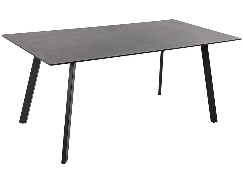 Tisch SLATE 180x90x76cm schwarz