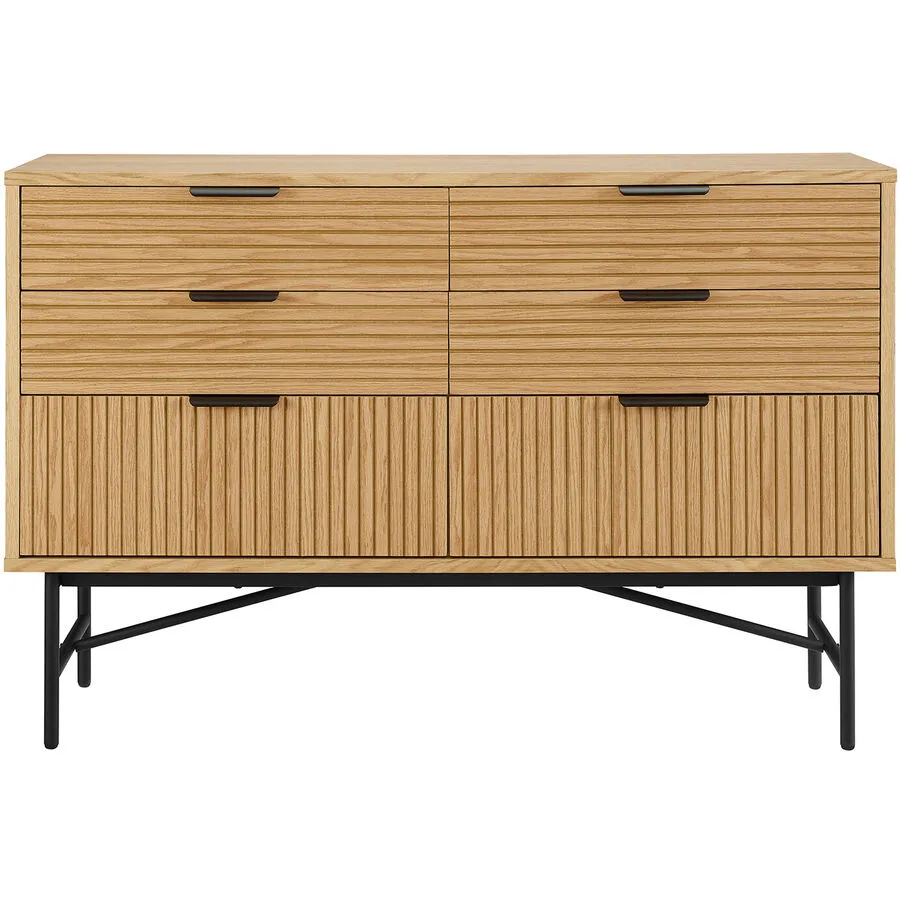 Kommode Nella Natur MDF B 120 H 80 cm