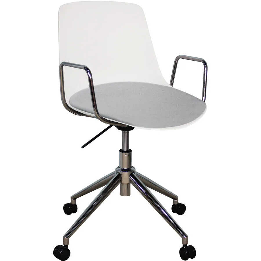 Bürostuhl Livio weiss Polypropylen H 82.5 cm