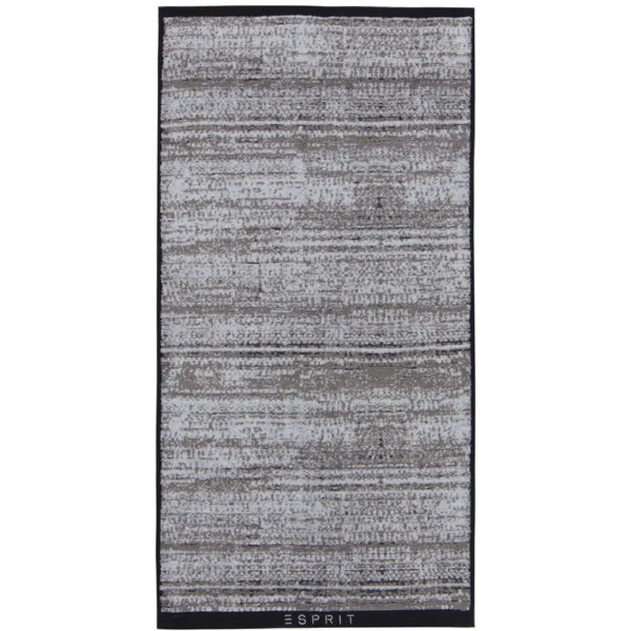 Esprit Handtuch Mivu Black/Grey/Silver 100% Baumwolle Jacquard