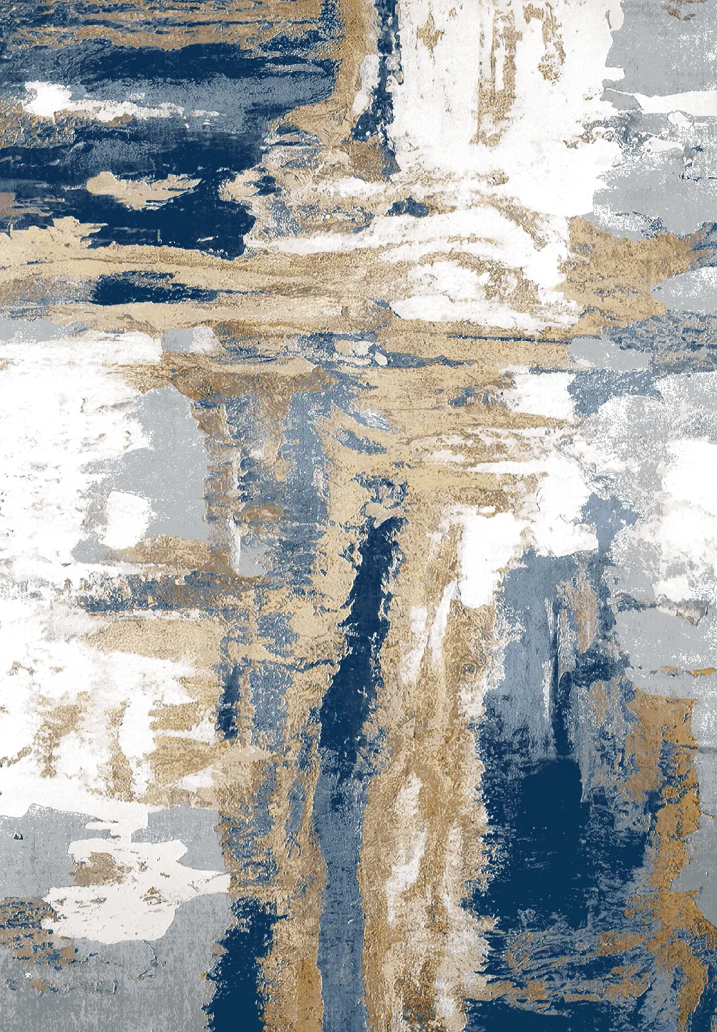 Wilton-teppe - Noa (blå/multi) (Størrelse: 160 x 230 cm)