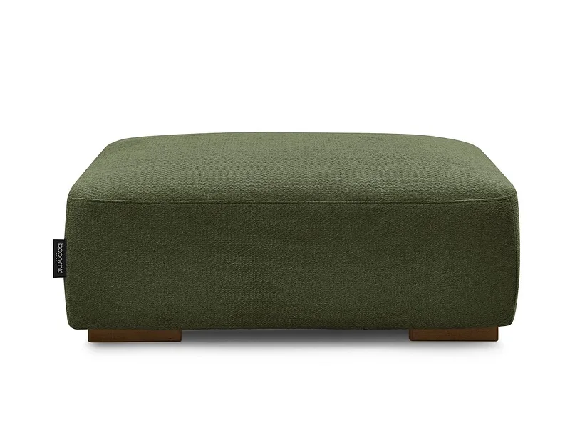 Hocker BOBOCHIC SIDONIE 70x100x40cm stoff chiniert grün