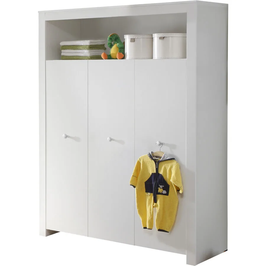 Kleiderschrank Olivia weiss Holzwerkstoff B 130 cm