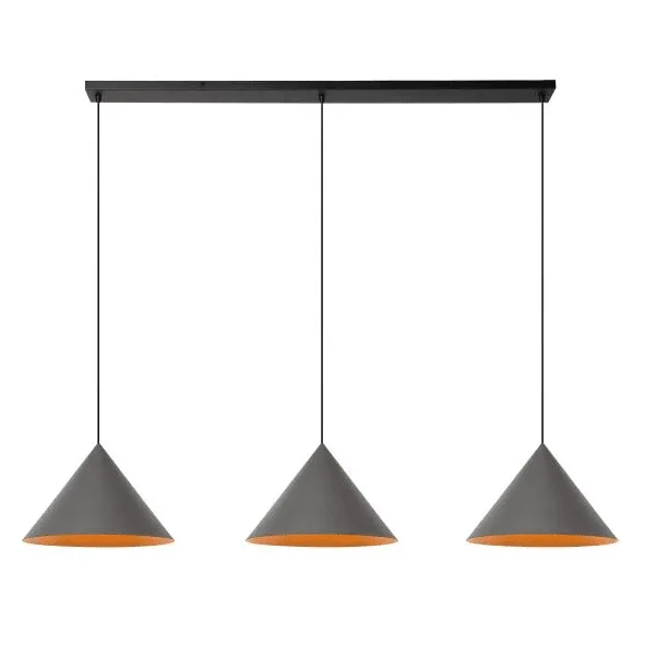 Lucide - Spitze 164cm - Taklampa - Grå