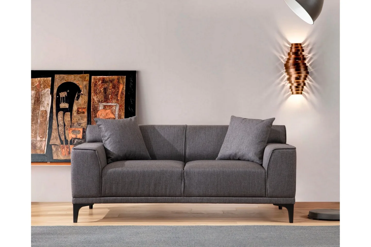 Mississauga Soffa 2-sits - Antracit
